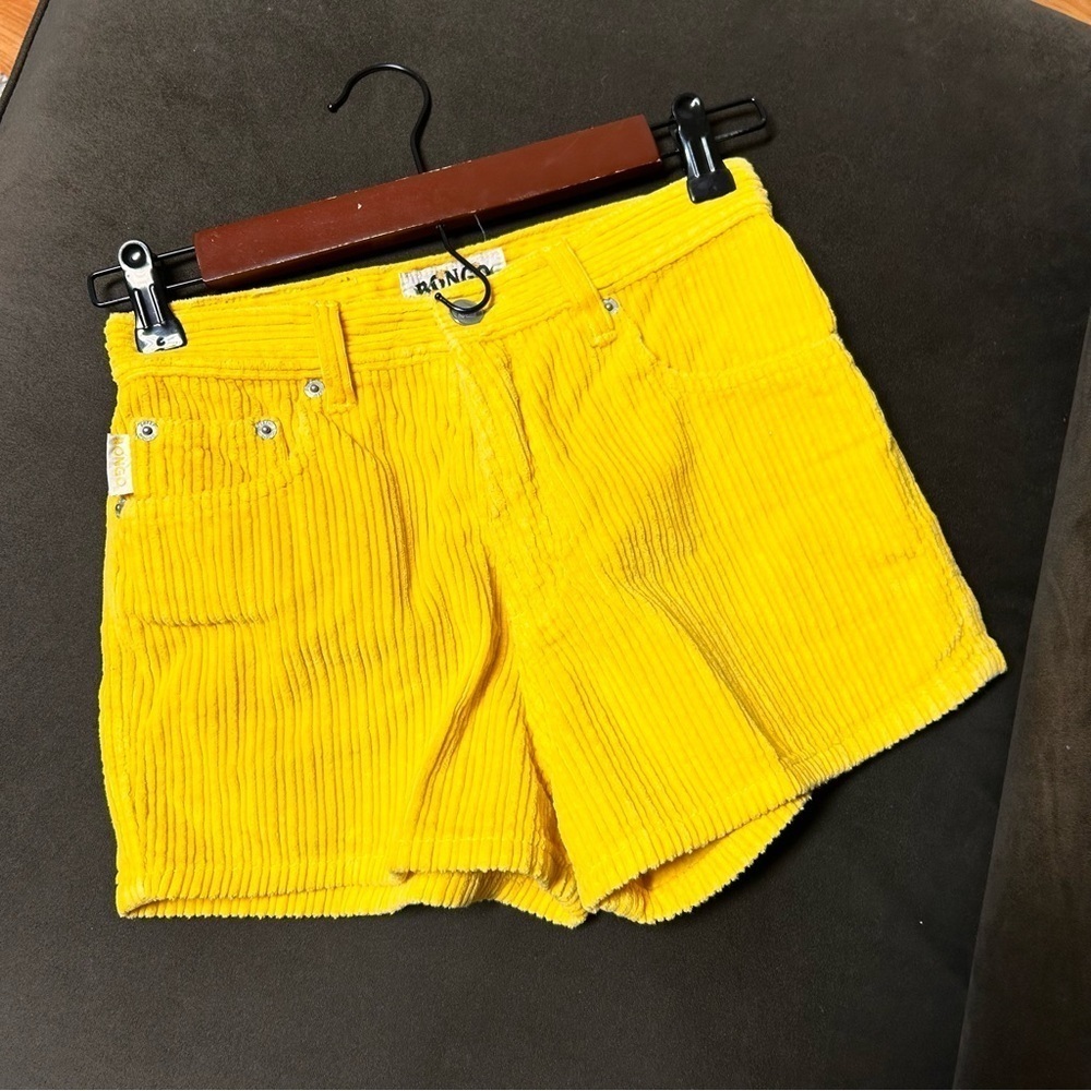 Bongo gold vintage corduroy shorts size 5 Made In the USA